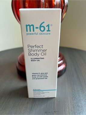 M-61 Powerful Skincare Perfect Shimmer Illuminating Body Oil ~ 3.4 oz / BNIB